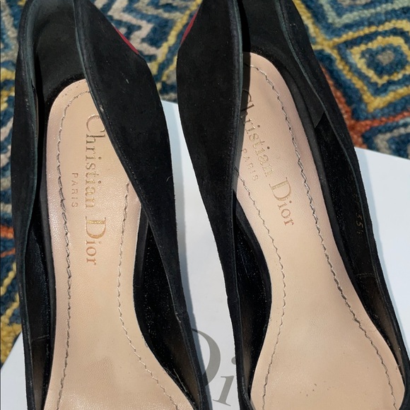 Dior Black and Red Heart Heels - Picture 6 of 10